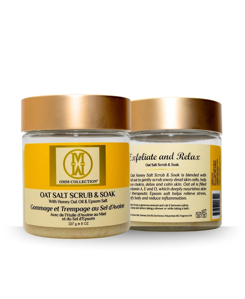 Omm Collection Oat & Honey Bath Salt & Scrub