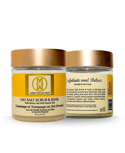 Omm Collection Oat & Honey Bath Salt & Scrub