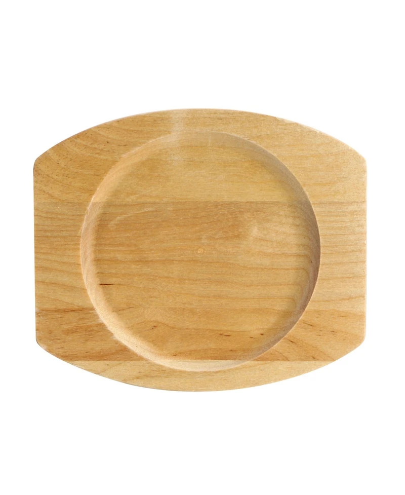 MegaChef Piece Cast Iron 8 Ounce Mini Dutch Oven with Wood Tray