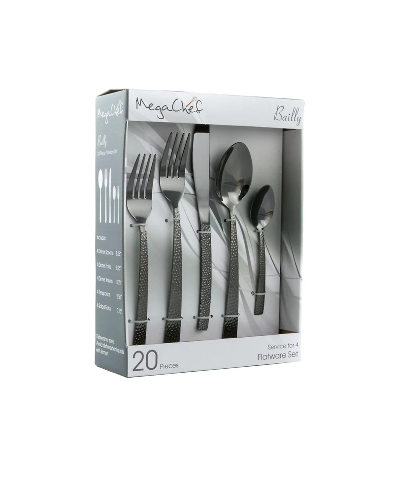 MegaChef Baily 20 Piece Flatware Utensil Set
