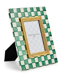 Mackenzie-Childs Emerald Check 4" x 6" Frame