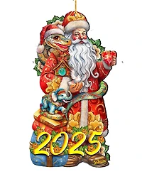 Designocracy 2025 Dated: Santa with Snake Ornament