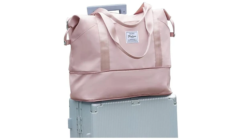 Travel Duffel Bag, Sports Tote Gym Bag, Shoulder Weekender Overnight Bag for Women