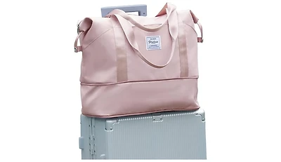 Travel Duffel Bag, Sports Tote Gym Bag, Shoulder Weekender Overnight Bag for Women