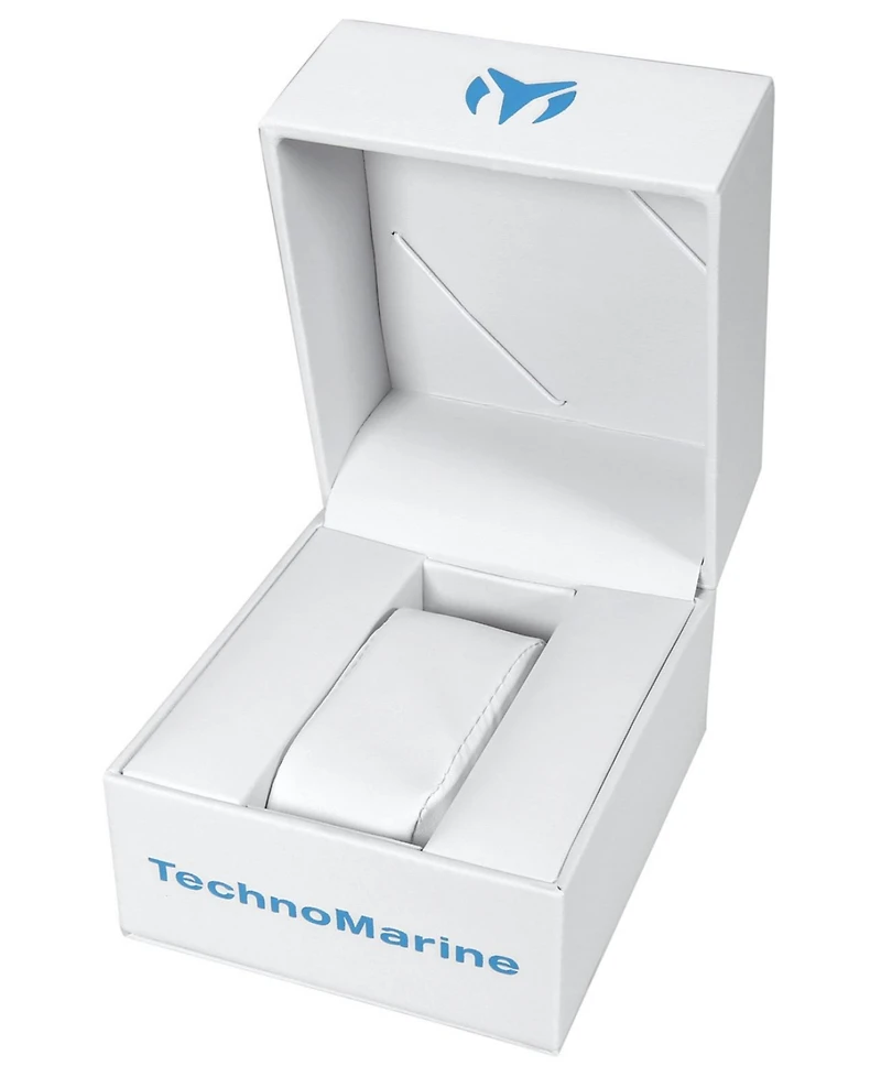 Technomarine Women's Tm-826000 Luna Quartz White, Blue Dial Watch