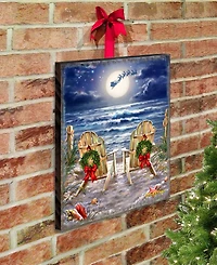 Designocracy Moonlight Christmas Wall Art By Gelsinger