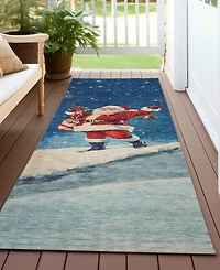 Addison Holiday Washable Indoor/Outdoor ACN1807 2'3"x7'6" Runner Area Rug