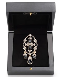 Givenchy Jet Gold-Tone Deco Boxed Pin