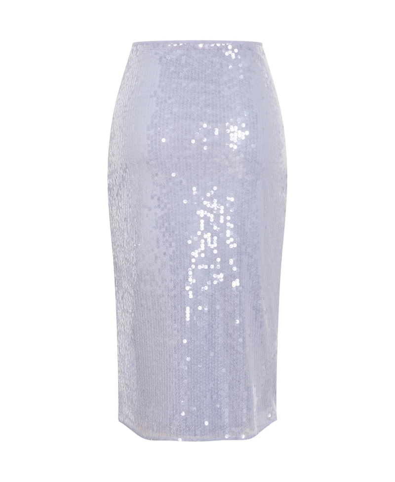 City Chic Women's Sequin Midi Skirt