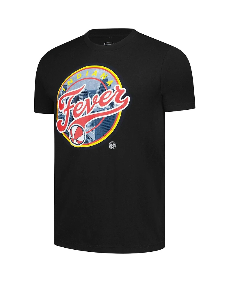 Stadium Essentials Men's and Women's Black Indiana Fever Wnba City View T-Shirt
