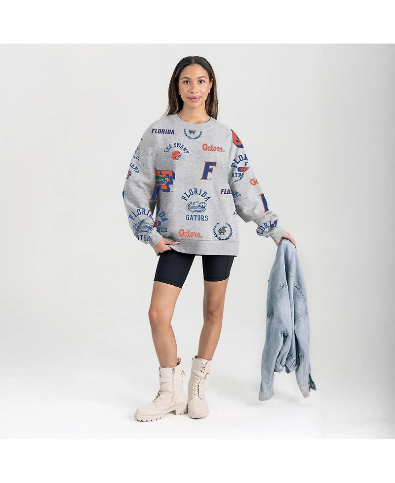 Gameday Couture Women's Gray Florida Gators Always on Repeat Fleece Sweatshirt