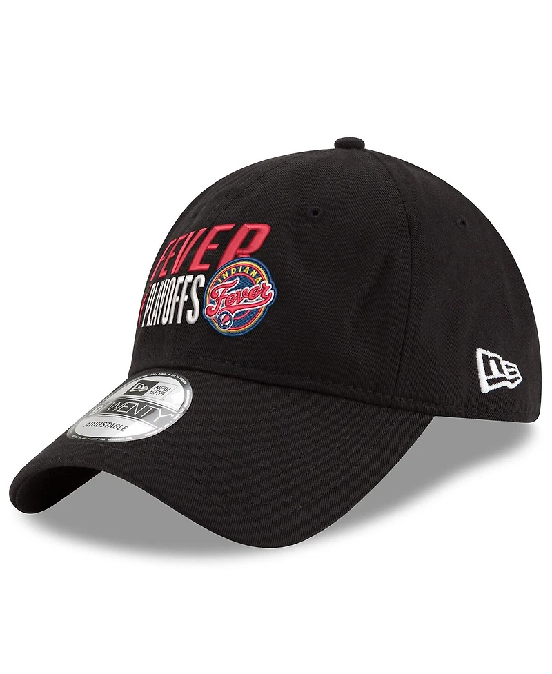 New Era Men's and Women's Black Indiana Fever 2025 Wnba Playoffs 9TWENTY Adjustable Hat