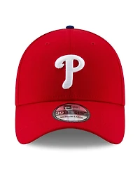 New Era Men's Red Philadelphia Phillies 2025 Mlb Postseason Side Patch 39THIRTY Flex Hat