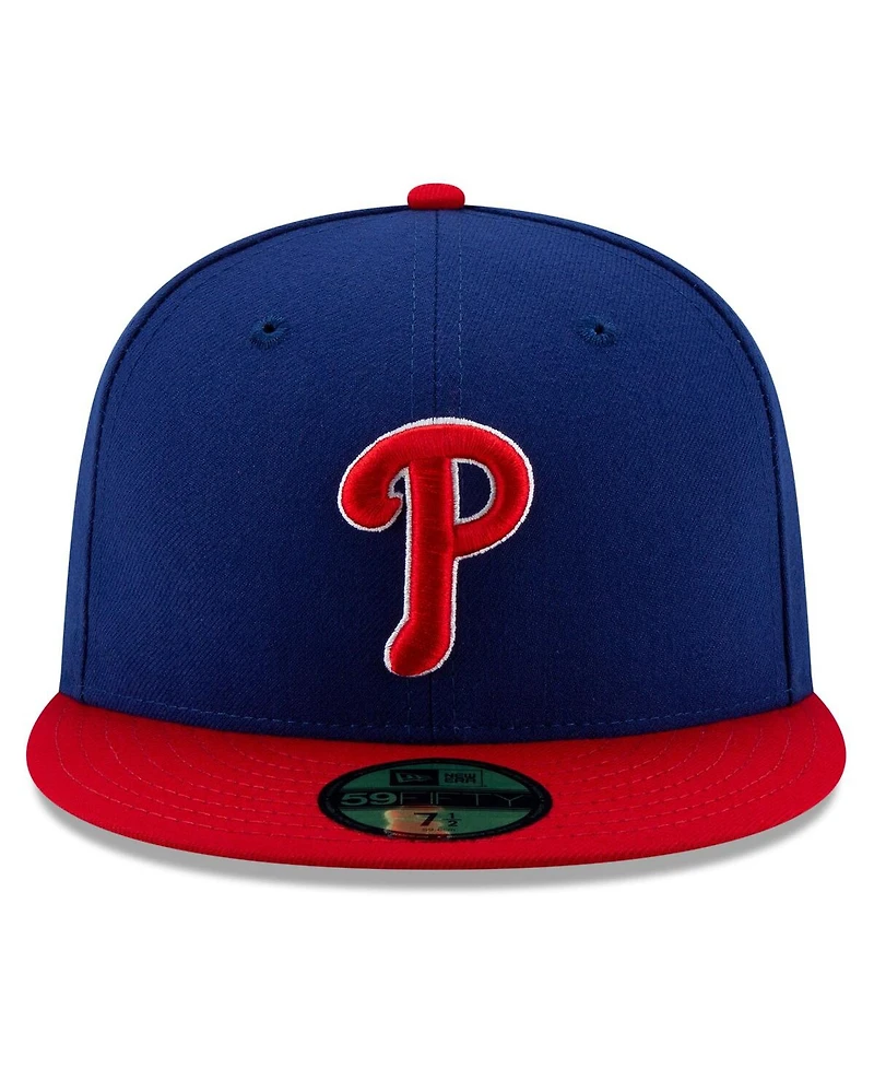 New Era Men's Royal/Red Philadelphia Phillies 2025 Mlb Postseason Side Patch 59FIFTY Fitted Hat