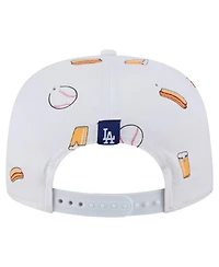 New Era Men's White Los Angeles Dodgers Team Cheer Rope 19TWENTY Adjustable Hat