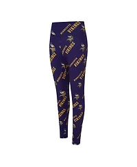 Concepts Sport Women's Purple Minnesota Vikings Mosaic Allover Print Leggings