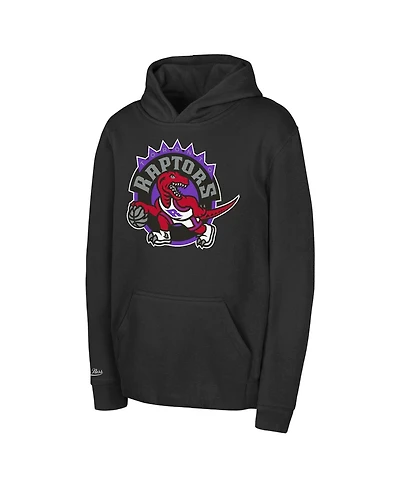 Mitchell & Ness Toddler Black Toronto Raptors Retro Logo Pullover Hoodie