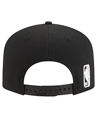 New Era Men's Black San Antonio Spurs Cotton 19TWENTY Adjustable Hat