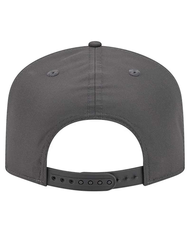 New Era Men's Graphite Chicago Blackhawks Tonal Rope 19TWENTY Adjustable Hat