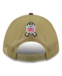 New Era Men's Green Seattle Seahawks 2025 Salute to Service 9FORTY A-Frame M-Crown Adjustable Hat