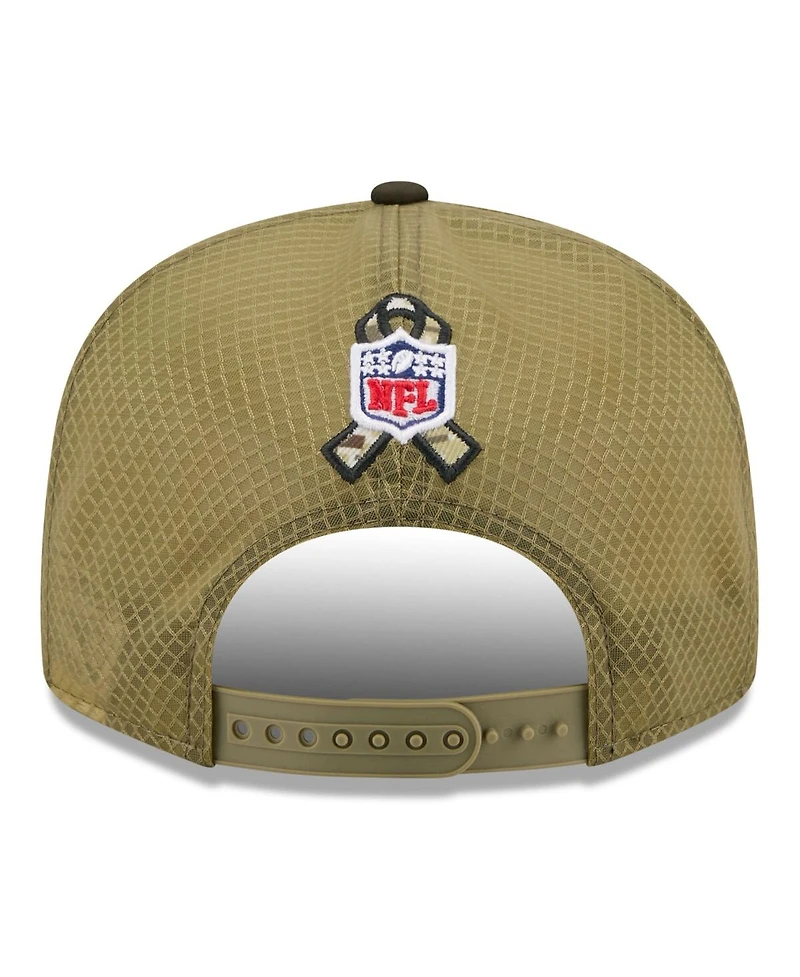 New Era Men's Dark Green Buffalo Bills 2025 Salute to Service Split Panel 9FIFTY Snapback Hat
