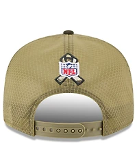 New Era Men's Dark Green New York Giants 2025 Salute to Service Split Panel 9FIFTY Snapback Hat