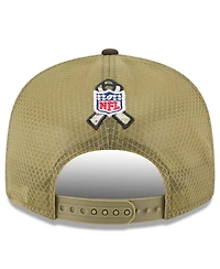New Era Men's Dark Green Philadelphia Eagles 2025 Salute to Service Split Panel 9FIFTY Snapback Hat
