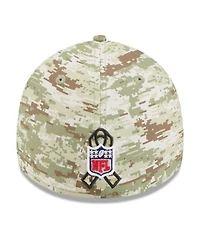 New Era Men's Camo/Dark Green Carolina Panthers 2025 Salute to Service 39THIRTY Flex Hat