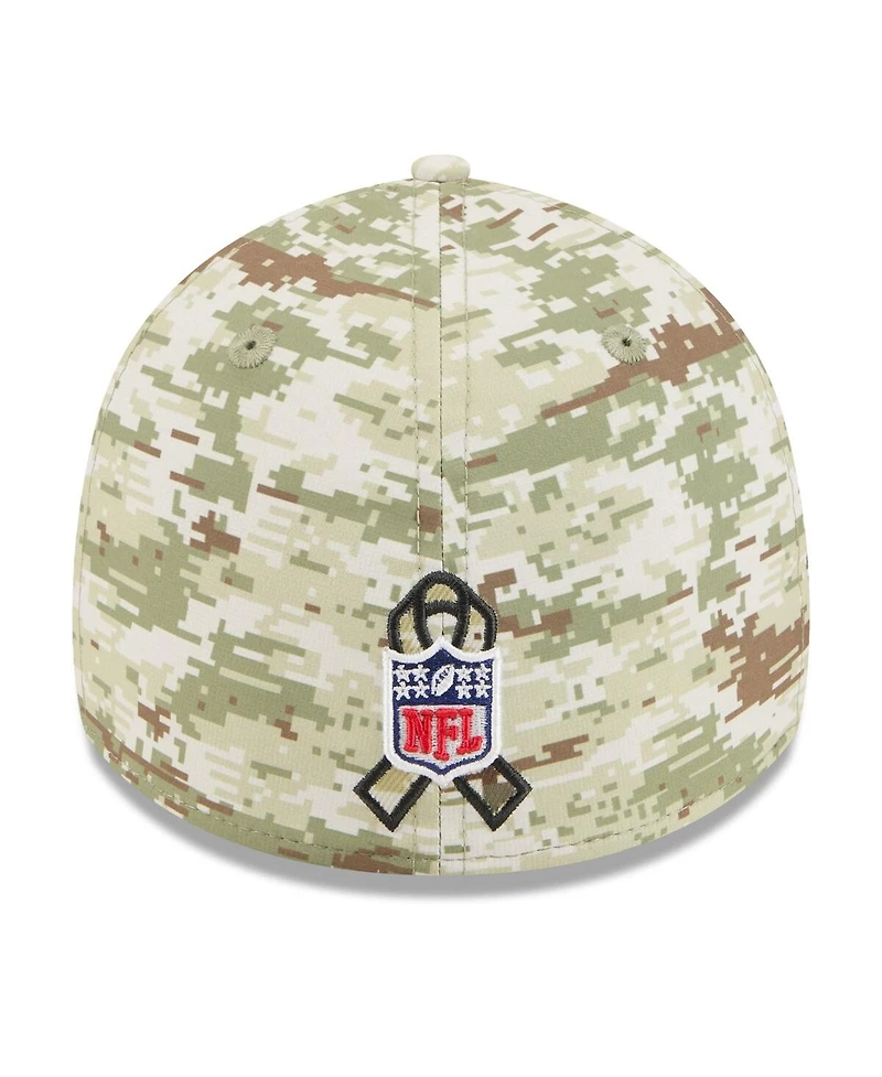 New Era Men's Camo/Dark Green Cleveland Browns 2025 Salute to Service 39THIRTY Flex Hat
