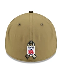New Era Men's Green/Dark Green Detroit Lions 2025 Salute to Service 39THIRTY Flex Hat
