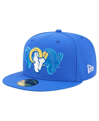 New Era Men's Royal Los Angeles Rams Tri-Hit 59FIFTY Fitted Hat