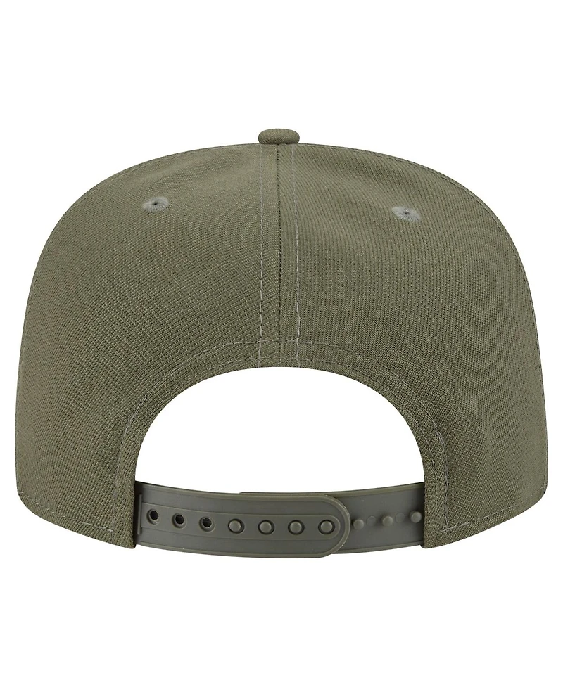 New Era Men's Olive Dallas Cowboys Color Pack A-Frame 9FIFTY Snapback Hat