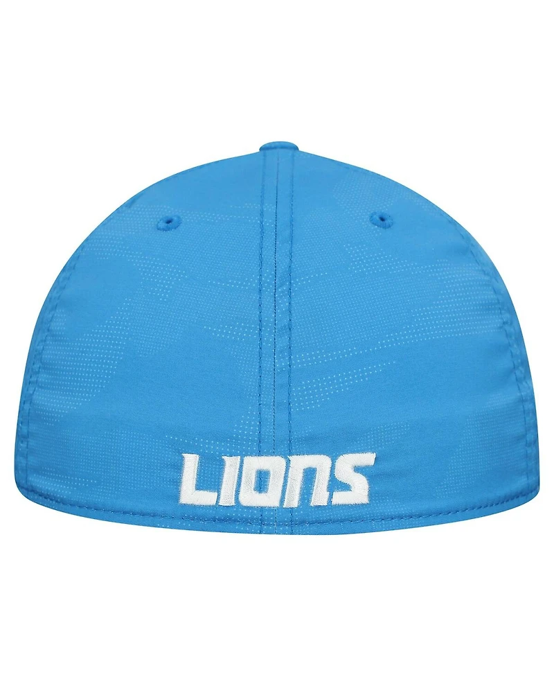 New Era Men's Blue Detroit Lions Tonal Camo 39THIRTY Stretch Fit Hat