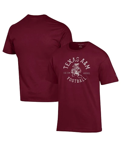 Champion Men's Maroon Texas A M Aggies Ol' Sarge Football T-Shirt