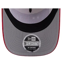 New Era Men's Cream/Red Tampa Bay Buccaneers Two-Tone Sided Corduroy 9FORTY A-Frame Adjustable Hat