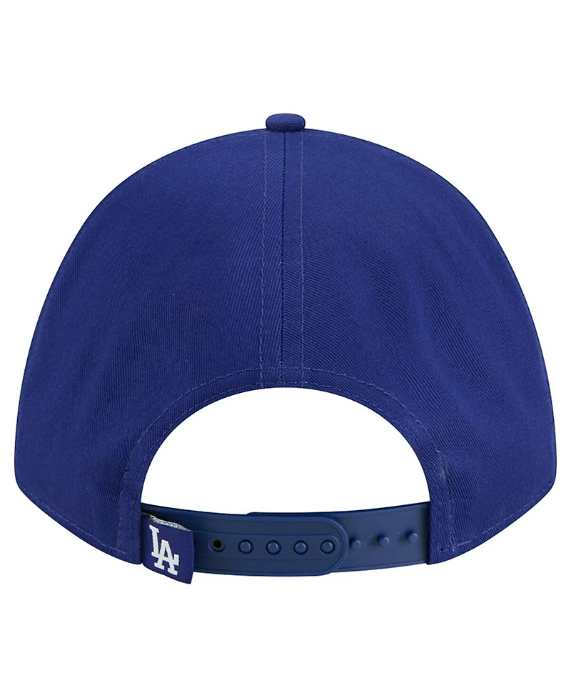 New Era Women's Royal Los Angeles Dodgers Metallic A-Frame 9FORTY Adjustable Hat