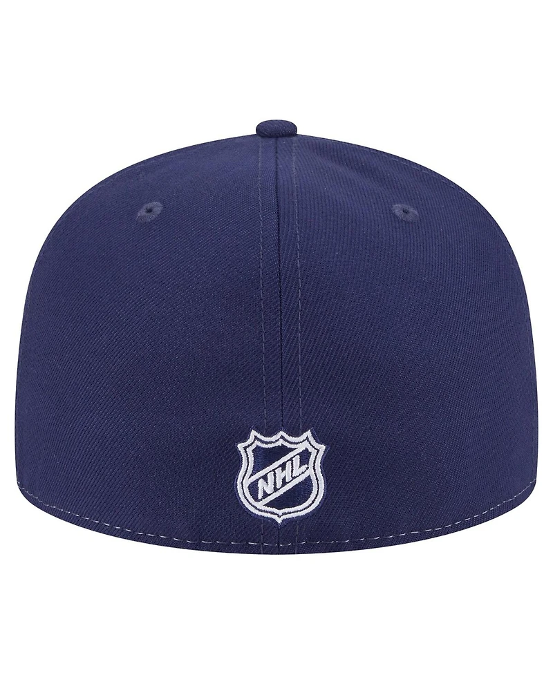 New Era Men's White/Blue Toronto Maple Leaf's Repeat Two-Tone 59FIFTY Fitted Hat