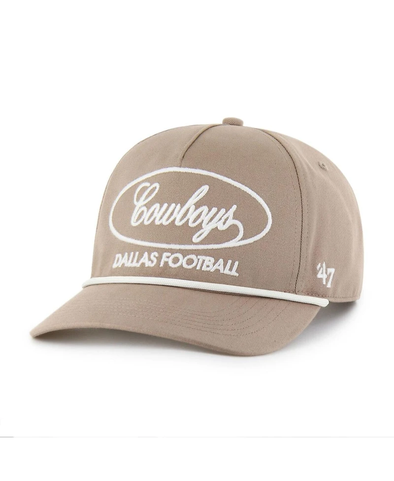 '47 Brand Men's Brown Dallas Cowboys Foundational Relaxed Hitch Adjustable Hat
