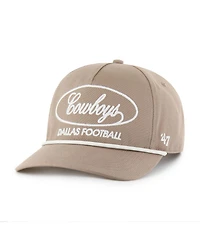 '47 Brand Men's Brown Dallas Cowboys Foundational Relaxed Hitch Adjustable Hat