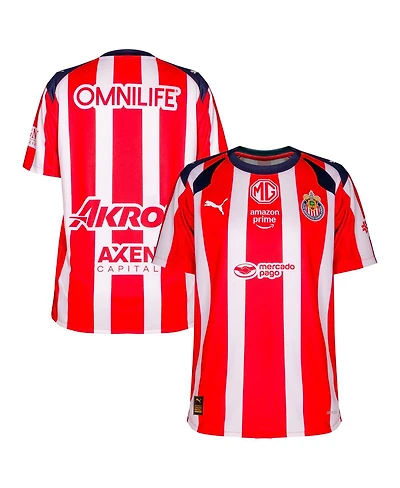 Puma Big Boys and Girls Red Chivas 2025/26 Home Replica Jersey