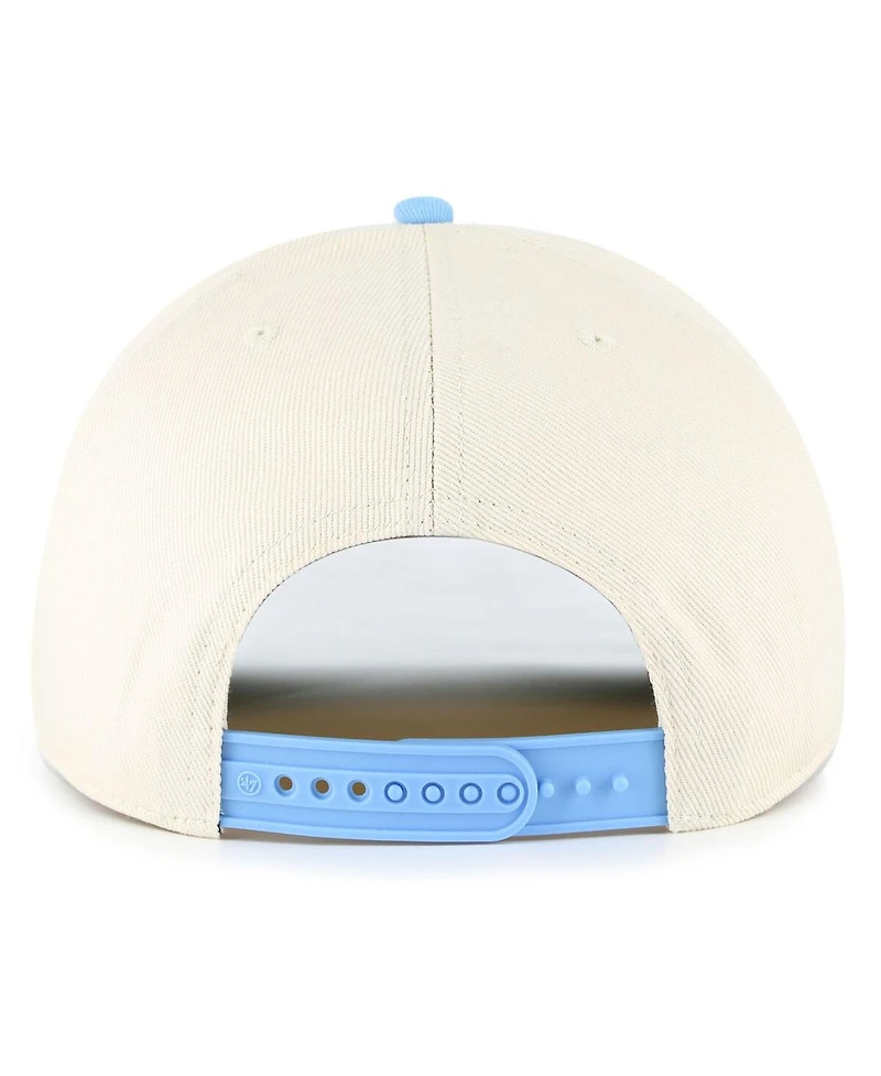 '47 Brand Men's Natural North Carolina Tar Heels Pomona Two-Tone Rope Hitch Adjustable Hat