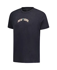 Stadium Essentials Men's and Women's Black New York Liberty Oversized Vintage Wash T-Shirt