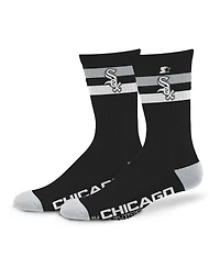Starter Men's and Women's Chicago White Sox Team Color Two-Stripe Crew Socks