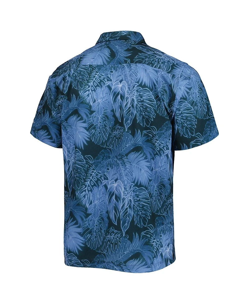 Tommy Bahama Men's Navy Ole Miss Rebels Coast Luminescent Fronds IslandZone Button-Up Camp Shirt