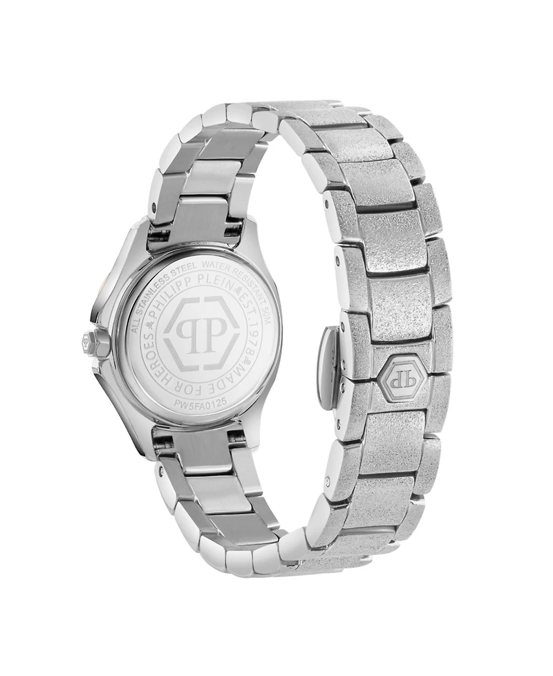 Philipp Plein Women's Silver Stainless Steel Watch, 23mm