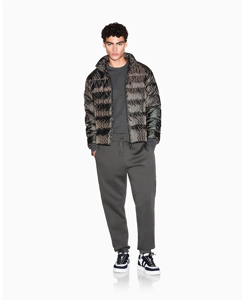 A|X Armani Exchange Men's Grosgrain Logo Fleece Pants