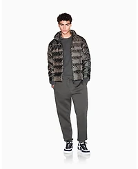 A|X Armani Exchange Men's Grosgrain Logo Fleece Pants