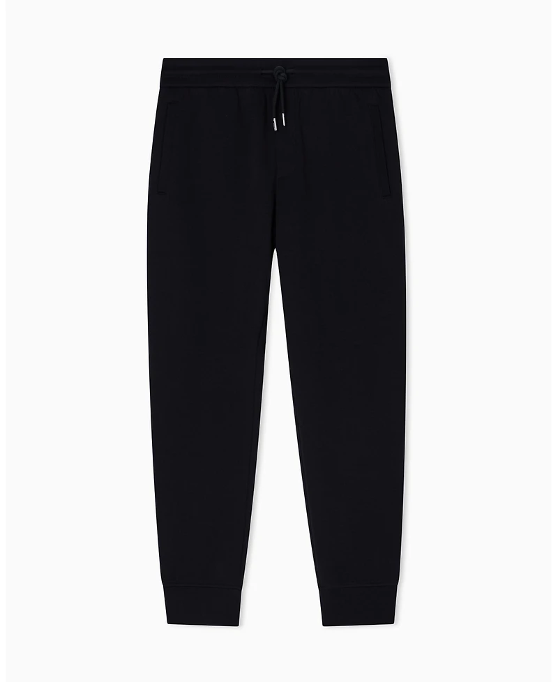A|X Armani Exchange Men's Gold Logo Fleece Jogger