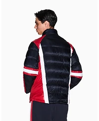 A|X Armani Exchange Men's Color Block Tape Down Jacket