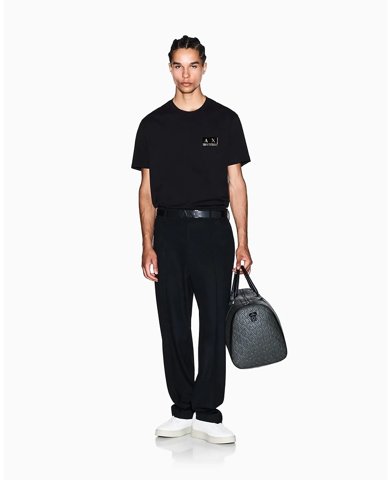 A|X Armani Exchange Men's Gold Logo Graphic T-Shirt